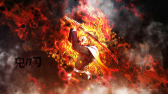 Wallpaper Rengoku Kyojuro By Xstree