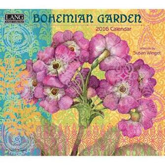 Susan Winget Bohemian Garden Wall Calendar