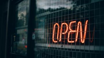 Wallpaper Open Neon Lights UHD 5k Picture Image