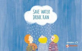 Save Water Drink Rain Desktop Pc And Mac Wallpaper