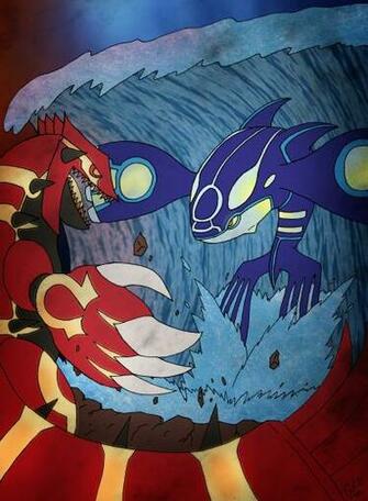 Primal Groudon Vs Kyogre By Gslayer2004