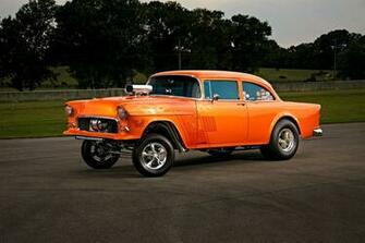 Chevrolet Chevy Coupe Gasser Drag Old Style Race Usa