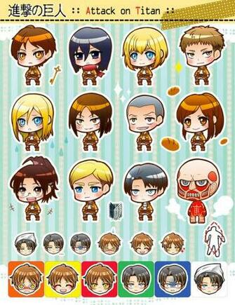 Attack On Titan Chibi By Moonu17