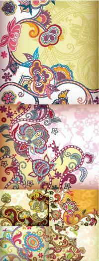 Stock Vector Colorful Paisley Background Vectors