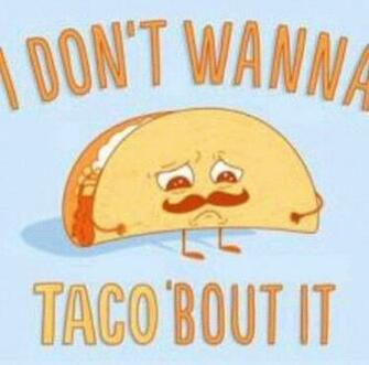 Cute Taco Background Saw