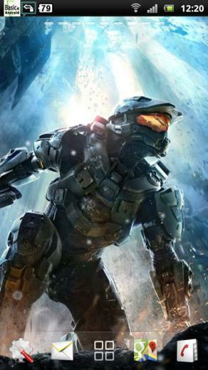 Halo Lwp Wallpaper Master Chief John Space Marine Machine Gun