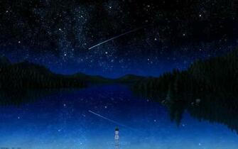 Meteor Shower Wallpaper Top Background