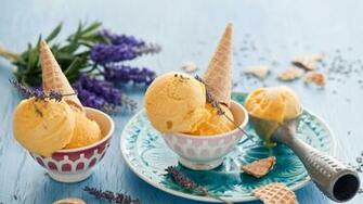 Dessert Ice Cream Cone Wallpaper