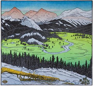 Tuolumne Meadows From Pothole Dome Yosemite Np Tom Killion