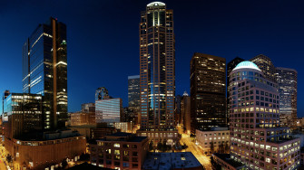 Wallpaper Skyscrapers Night