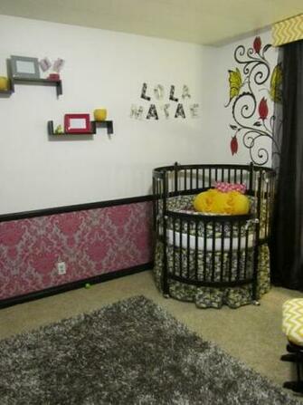 Wallpapered Under The Chair Rail Love Kiddo S