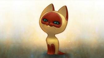 Cute Kitten Drawing Wallpaper