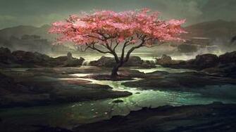 Pink Trees Wallpaper Sf