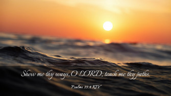 Psalms Kjv Desktop Wallpaper Shew Me Thy Ways O Lord
