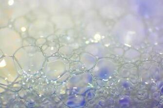 White Bubbles Wallpaper Background