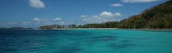 Island Beach Dual Monitor Wallpaper