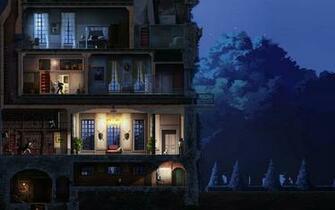 Architecture Room Houses Artwork Mansion Tintin Cross