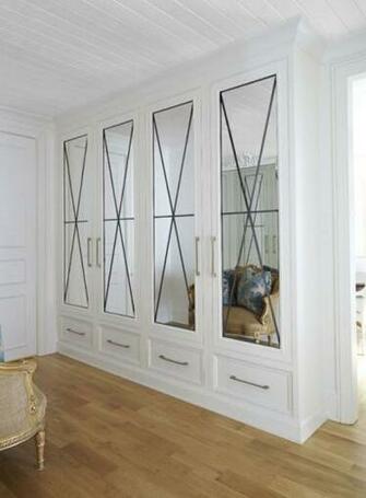 Closets With Mirrored Doors French Entrance Foyer