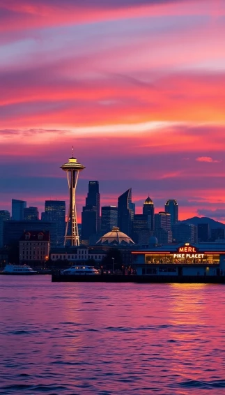 Seattle Dual Monitor Wallpaper
