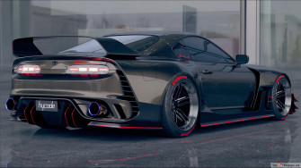 Modified Smoked Color Toyota Supra Mk4 Right Side And Rear 4k