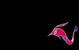 Gorebyss Minimalism Black Background Wallpaper