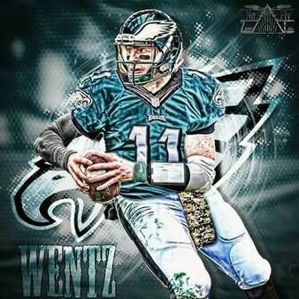 Carson Wentz Philadelphia Eagles Fly