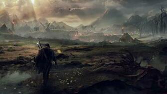 Wallpaper Middle Earth Shadow Of Mordor The