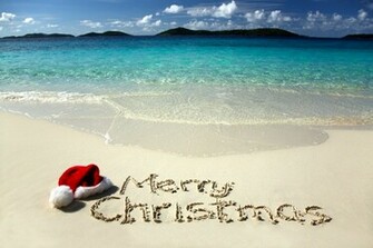 Tropical Christmas Wallpaper