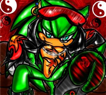 Mean Green Scourge The Hedgehog Fan Art