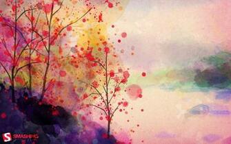 Watercolor Smashing Magazine Paint Splatter Wallpaper Background