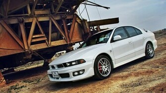 Car Wallpaper Mitsubishi Galant Humor