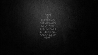 Pain Quotes Wallpaper