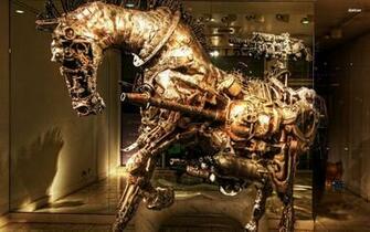 Steampunk Mechanical Horse Wallpaper HD
