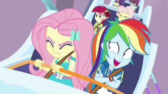 Background Human Equestria Girls Fluttershy Rainbow