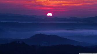 Mountain Sunset Wallpaper
