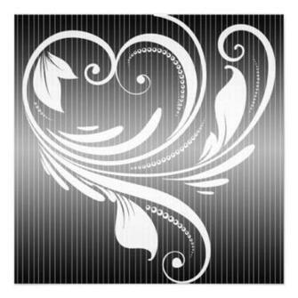 Pinstripe Heart Wedding Has A Black And White Background