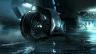 Super Punch Tron Legacy Lightcycle Desktop Wallpaper