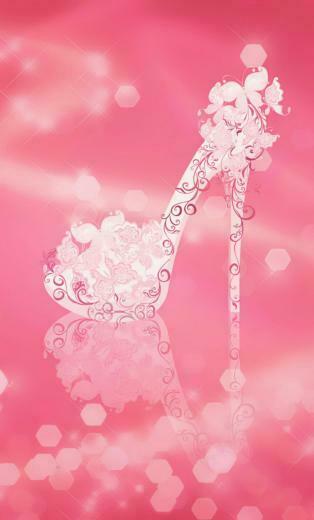 High Heel On Pink Wallpaper By Artist Unknown Phone