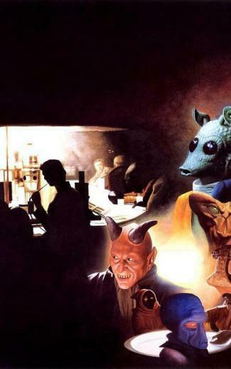 Greedo Science Fiction Artwork Stephen Youll Wallpaper