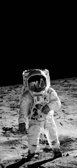 Astronaut On The Moon First Man To Land Lunar