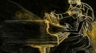 Piano Couple High Quality And Resolution Wallpaper On