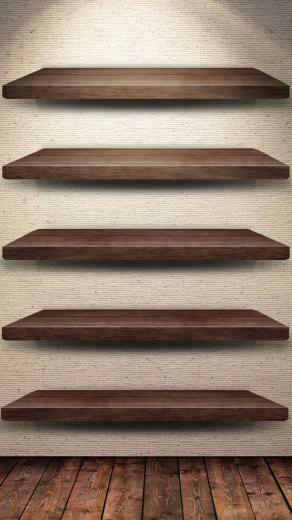 Shelves The iPhone Wallpaper