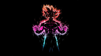 Dragon Ball Z Goku Ultra Instinct Fire 4k Wallpaper