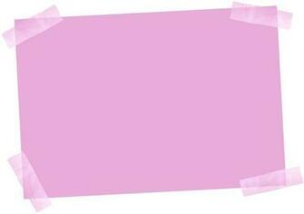 Taped Paper A Piece Of Against White Background You