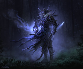 Dark Samurai Fantasy Warrior HD Wallpaper By Sergei Dorokhin