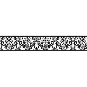 Sweet Jojo Designs Isabella Damask Wallpaper Border Wayfair