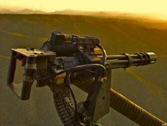 Fire Gun Wallpaper Minigun