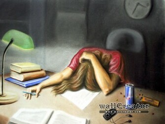 Studying Is A Mixture Of Study And Dying Wallpaper