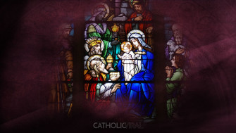 Stunning Stained Glass Windows Of The Nativity HD Christmas