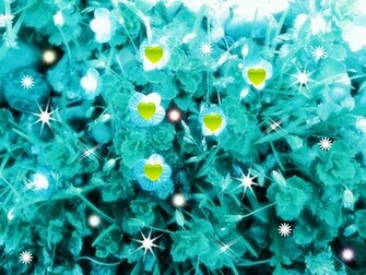 Hearts And Flowers Wallpaper